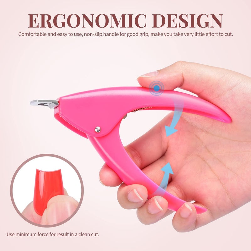 NAILWIND Acrylic Nail Clipper, Acrylic Nail Cutter Fake Nail Clippers False Nails Cutter Nail Tip Clipper Artificial Nail Clipper Nail Tip Trimmer For Artificial Nail Art Manicure Tools 1 PCS - Image 5
