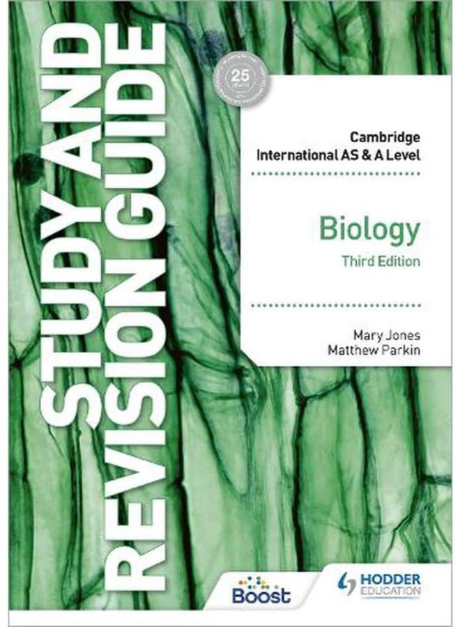 Cambridge International AS/A Level Biology Study and Revision Guide Third Edition Ed 3