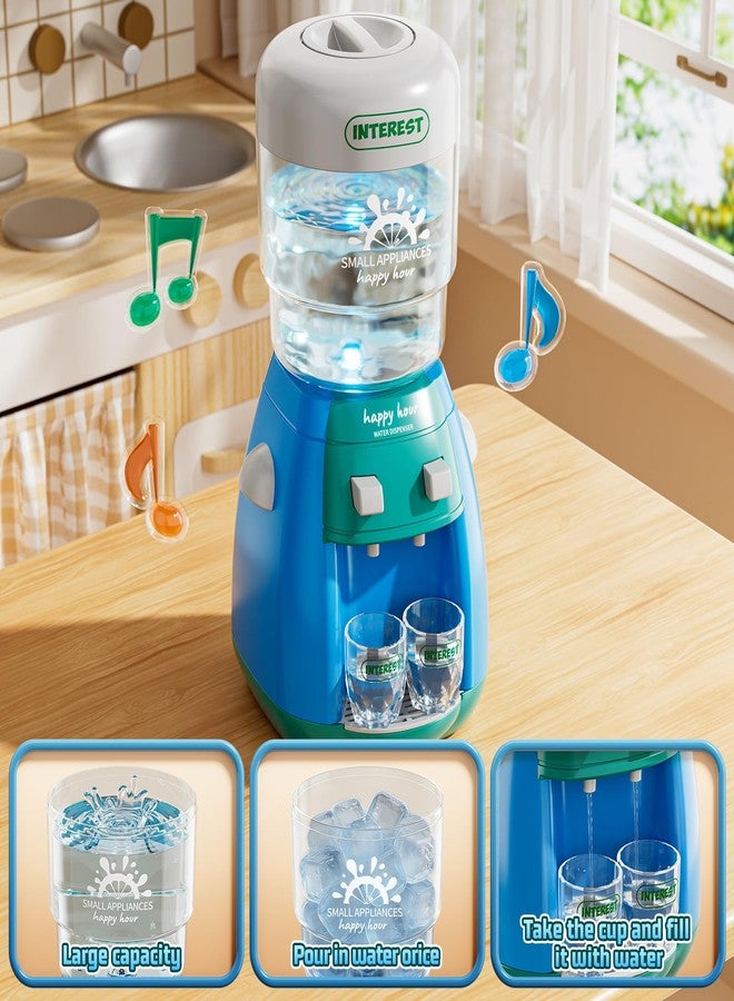 PEADUCK 3-in-1 Play Kitchen Appliances Set for Kids, Pretend Play Toys with Blender, Mixers, Water Dispenser, Realistic Sounds & Light, Birthday Gifts for 3-8 Year Old Girl - Image 4