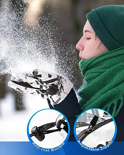TOBEHIGHER Winter Ski Gloves - 5-Finger Waterproof Snowboarding Gloves, Touchscreen for Men - Image 5