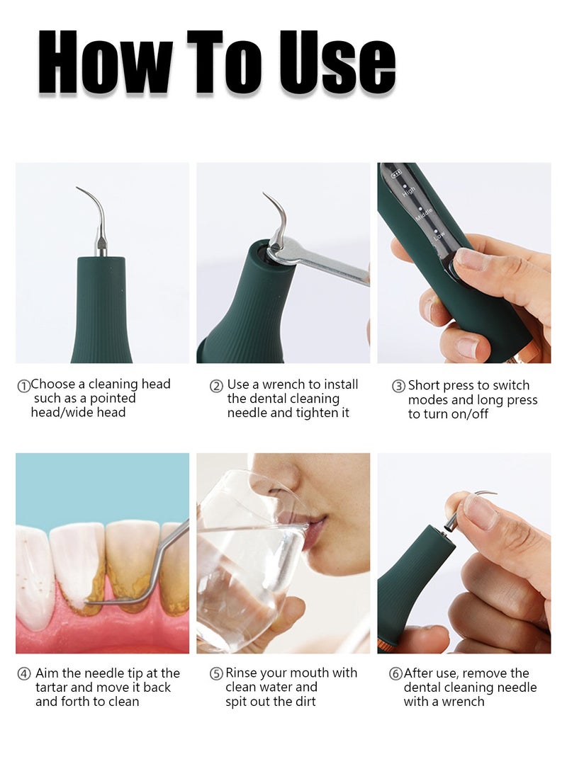 Generic - Electric teeth cleaner for home use powerful sonic 5 modes rechargeable teeth cleaning set - Image 1