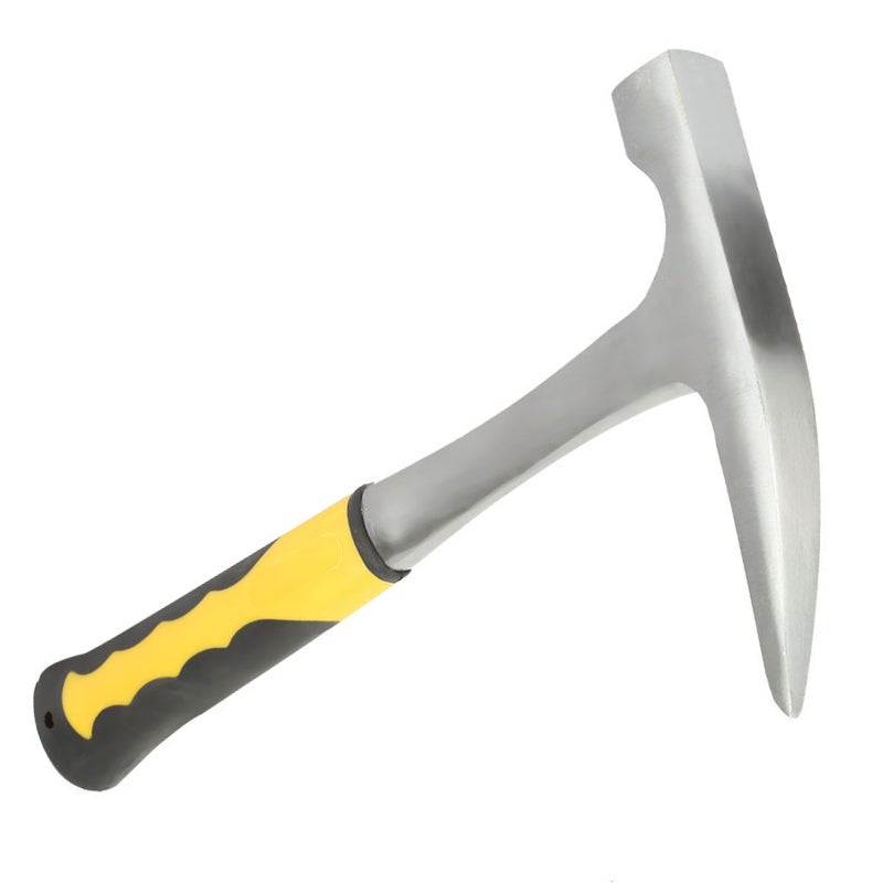 MYTEC Brick Hammer: 32oz High Carbon Steel - Heat Treated Impact Resistant Polished Surface - Force Amplified Tip for Rock Hardness Testing, Construction Work - Image 5