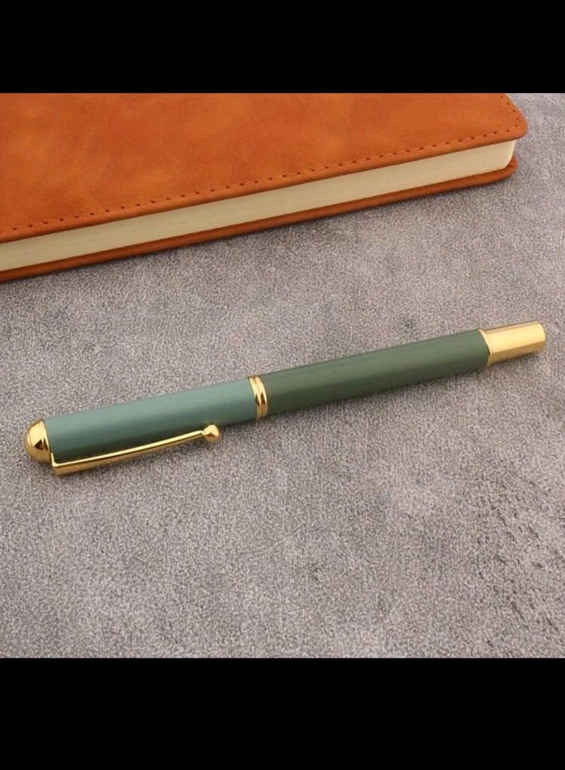 ماركة غير محددة قلم ريشة فآخر مع 10 علب حبر ازرق  - Image 2