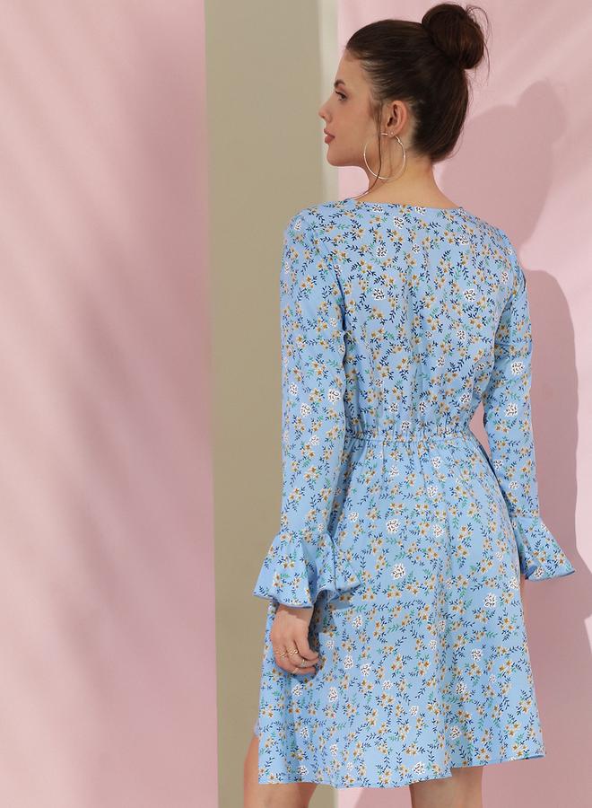 كوتي فستان مورد بكشكش - Image 5