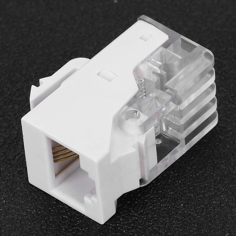 FTVOGUE 10Pcs RJ11 CAT3 Telephone Modules for Home Networking and Data Transmission - Image 3