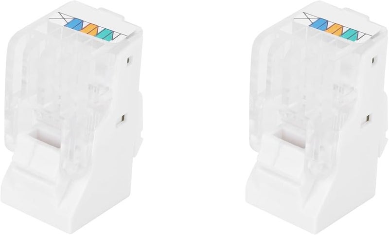 FTVOGUE 10Pcs RJ11 CAT3 Telephone Modules for Home Networking and Data Transmission - Image 2