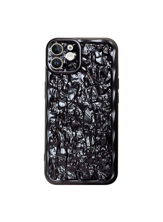 زبون جراب لهاتف iPhone 11 مصنوع من مادة TPU ذات نسيج حجري ثلاثي الأبعاد مطلي بالكهرباء - Image 1