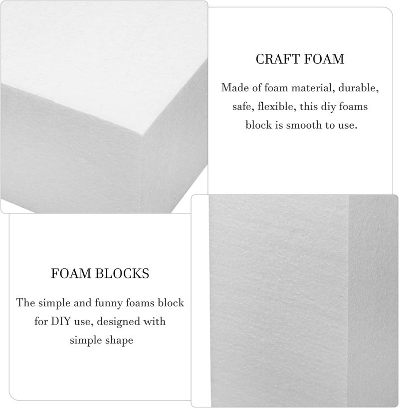 COOPHYA Sculpting DIY Foam Blocks Craft Foam Blocks Safe Flexible for Projects - Image 5
