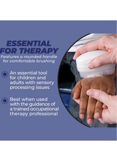 Ru syanl Sensory Brush Therapy Brush for Occupational and Sensory Brushing, Stimulating and Calming Tools for Kids and Adults Soft Flexible Bristles Latex Free  - Image 2