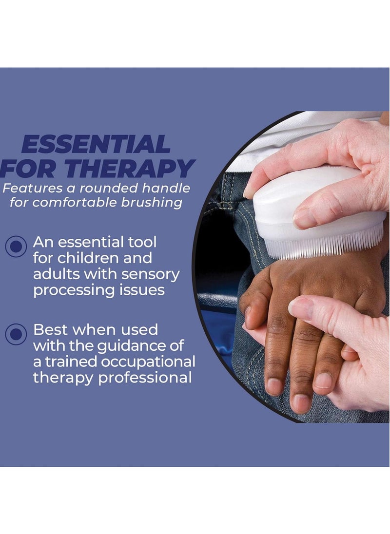 Ru syanl - Sensory Brush Therapy Brush for Occupational and Sensory Brushing, Stimulating and Calming Tools for Kids and Adults Soft Flexible Bristles Latex Free - Image 1