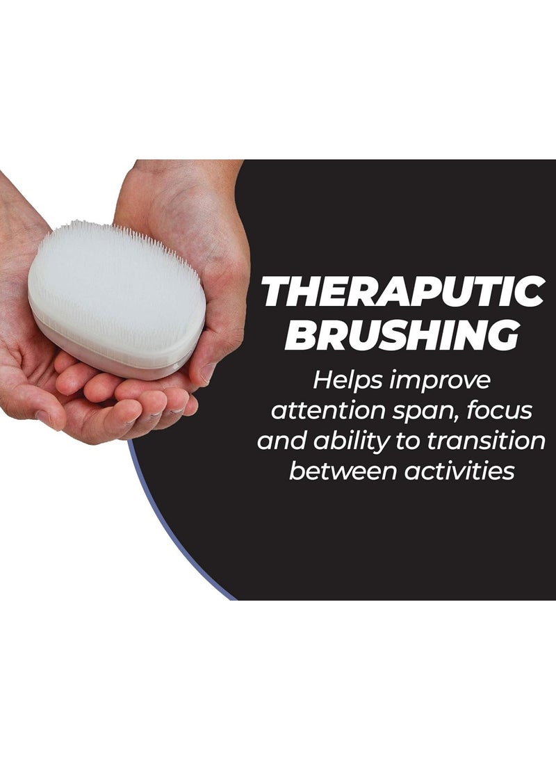 Ru syanl - Sensory Brush Therapy Brush for Occupational and Sensory Brushing, Stimulating and Calming Tools for Kids and Adults Soft Flexible Bristles Latex Free - Image 1