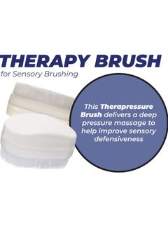 Ru syanl Sensory Brush Therapy Brush for Occupational and Sensory Brushing, Stimulating and Calming Tools for Kids and Adults Soft Flexible Bristles Latex Free  - Image 3