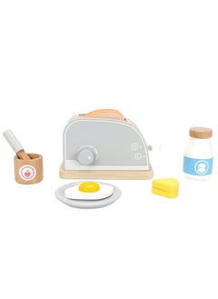 Simulation Supermarket Canteen Ice Cream Convenience Store Shelf Store Grocery Store Children Play House Cutting Toys-Color:Bread Maker
