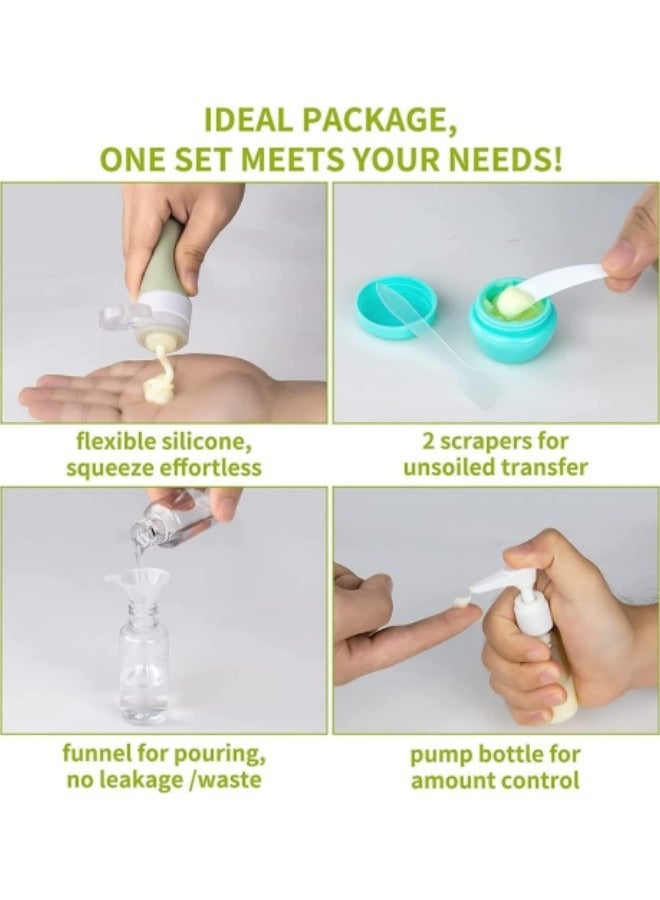 جيجيرو مجموعة زجاجات السفر السيليكون - Image 2