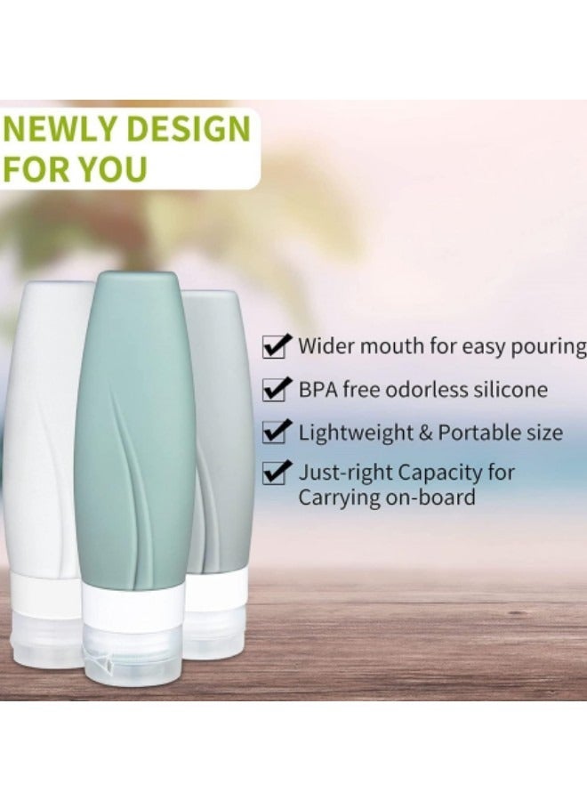 جيجيرو مجموعة زجاجات السفر السيليكون - Image 5