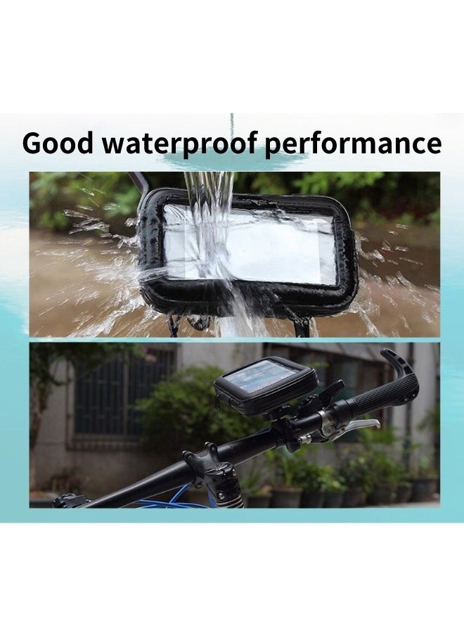 wheel up Bike Bag Waterproof Bag Bicycle Holder With Bag Bicycle Bag Touch Screen Phone Holder Bicycle Phone Holder Cycling Phone Mounts Suitable for 6.3 Inches and Below Mobile Phones  - Image 4