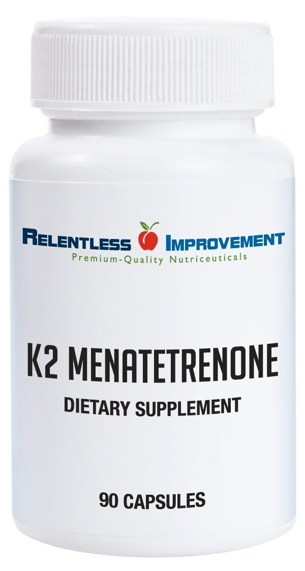 Relentless Improvement Relentless Improvement Vitamin K2 Mk4 Vegan NaturallyDerived 90 vegicapsules