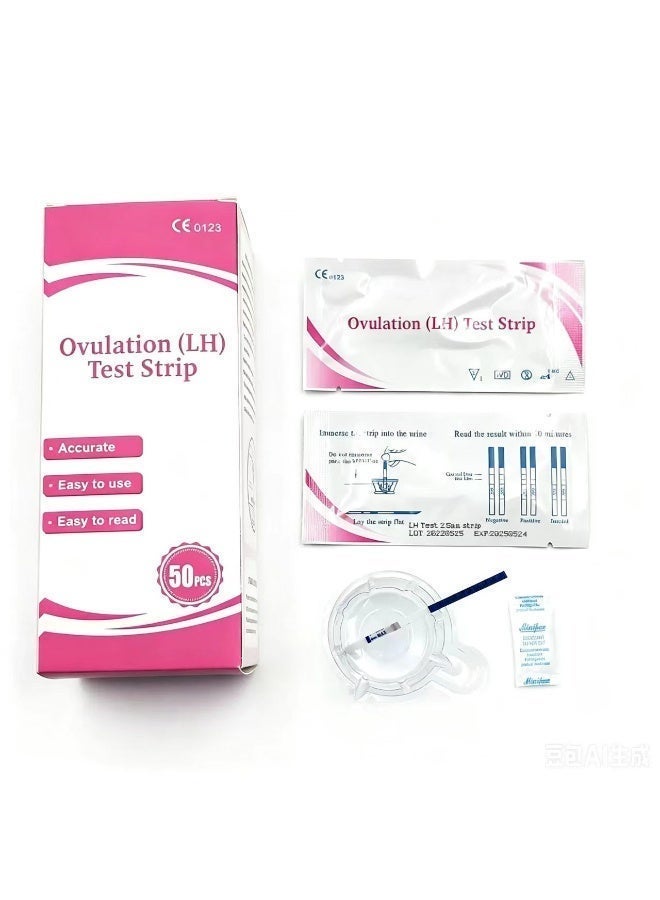 وندفو شرائط اختبار الحمل للكشف المبكر - طقم توقع مبكر 10 MIU/ML HCG شديد الحساسية (25 قطعة) - Image 2