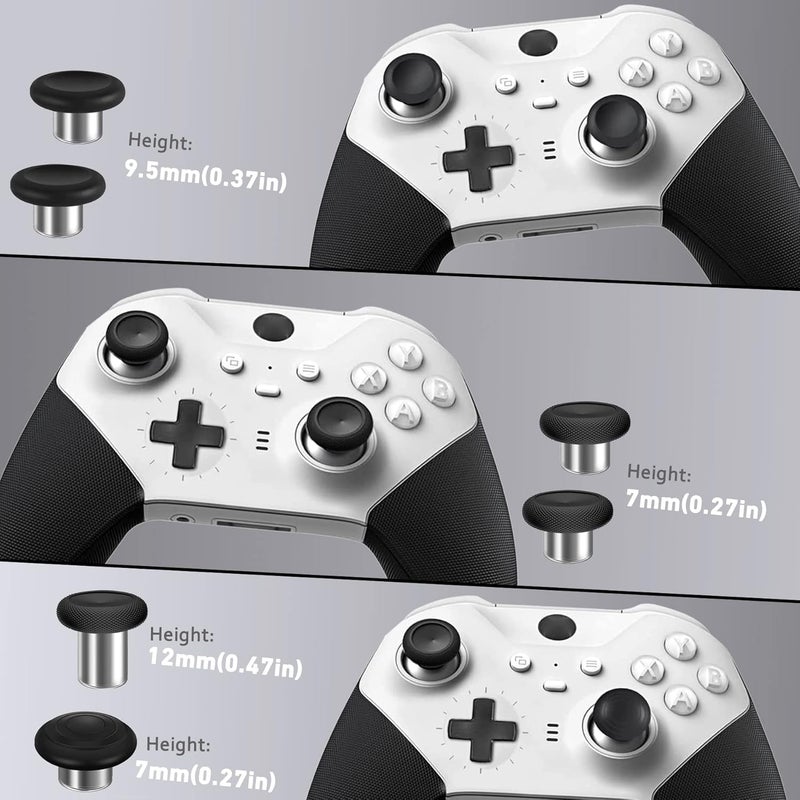 Sedicoca Complete Component Pack for Xbox Elite Wireless Controller Series 2，package Includes 1 Carrying Case 1 Dock, 4 Paddles, 2 DPads, 6 Thumbsticks,1Tool, for Xbox One Elite Series 2 Core - Image 2