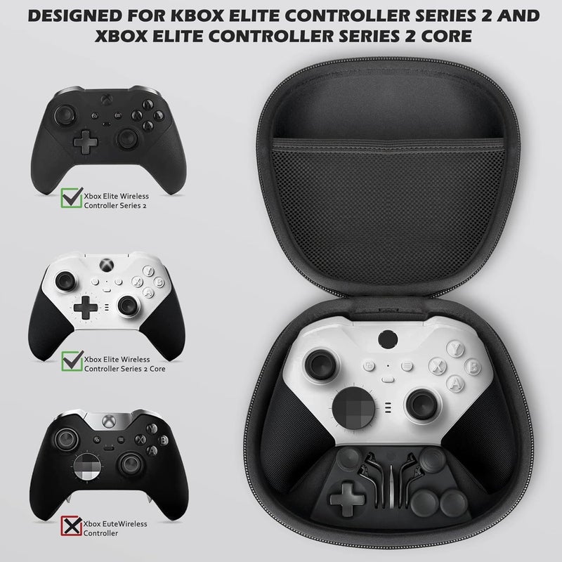 Sedicoca Complete Component Pack for Xbox Elite Wireless Controller Series 2，package Includes 1 Carrying Case 1 Dock, 4 Paddles, 2 DPads, 6 Thumbsticks,1Tool, for Xbox One Elite Series 2 Core - Image 4