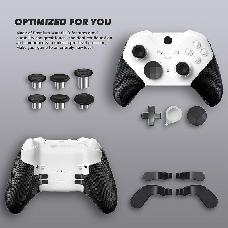 Sedicoca Complete Component Pack for Xbox Elite Wireless Controller Series 2，package Includes 1 Carrying Case 1 Dock, 4 Paddles, 2 DPads, 6 Thumbsticks,1Tool, for Xbox One Elite Series 2 Core - Image 5
