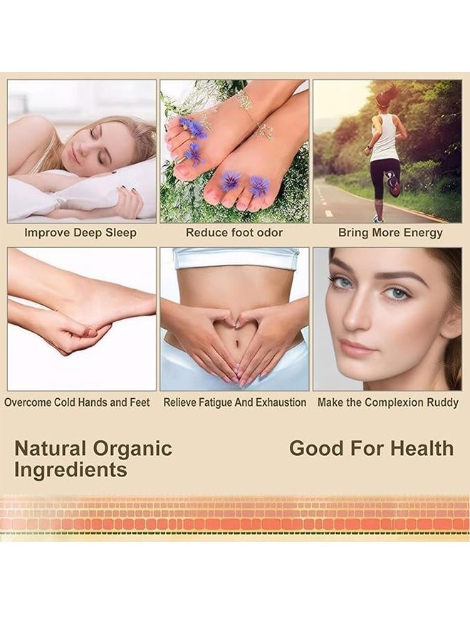 إيلهو لصقات القدم من الشيح - لصقات تنظيف عميقة للقدم - لصقات للقدم | العناية بالقدم - لصقات للقدم | مكونات طبيعية فاخرة 12 قطعة من لصقات القدم من الشيح - Image 5