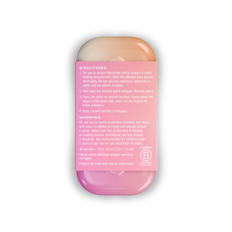 Welly Bandages - Face Savers, Hydrocolloid Acne Blemish Patch, Adhesive, Small Spot Shape, Clear - 36 ct - Image 5