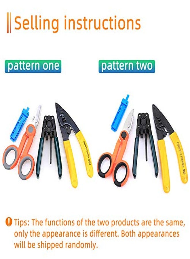 KELUSHI FTTH Fiber Optic Drop Cable Fiber Stripper CFS-2 Double Port Hole Optical Fiber Coating Fiber Kevlar Scissors with stripping guide bar - Image 3