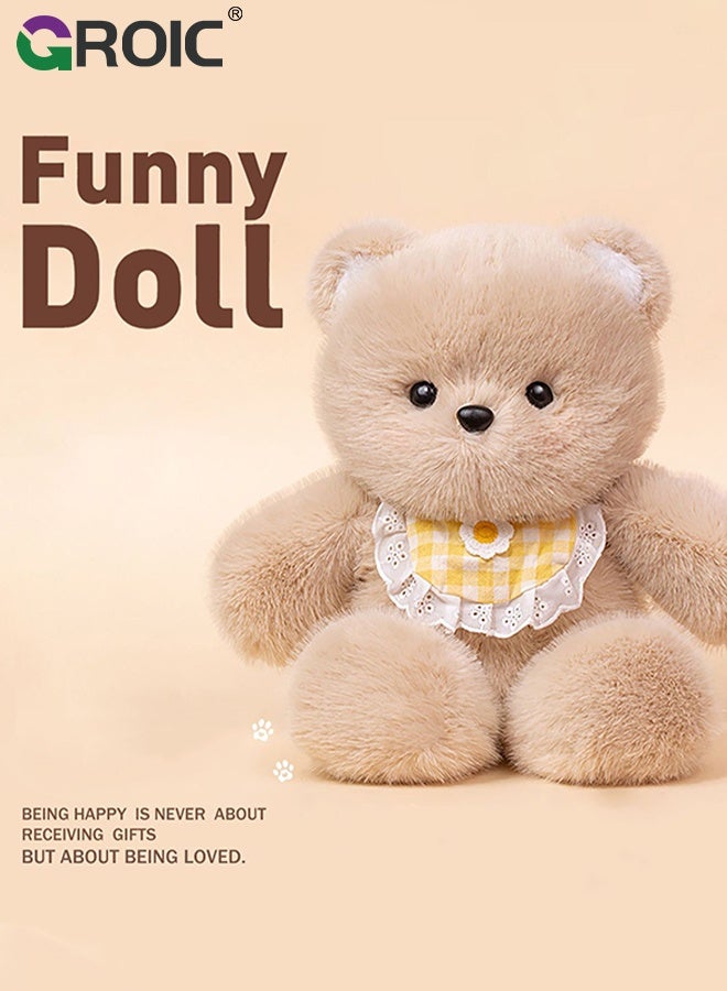 GROIC Running Bear Doll, Soft Stuffed Animal, Cute Bear Plush Toys, Stuffed Plush Pillow Doll Soft Comfort Support Decoration for Toddler Kids Boys Baby Playtime, Huggers, 45CM - Image 3