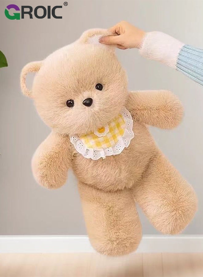GROIC Running Bear Doll, Soft Stuffed Animal, Cute Bear Plush Toys, Stuffed Plush Pillow Doll Soft Comfort Support Decoration for Toddler Kids Boys Baby Playtime, Huggers, 45CM - Image 5