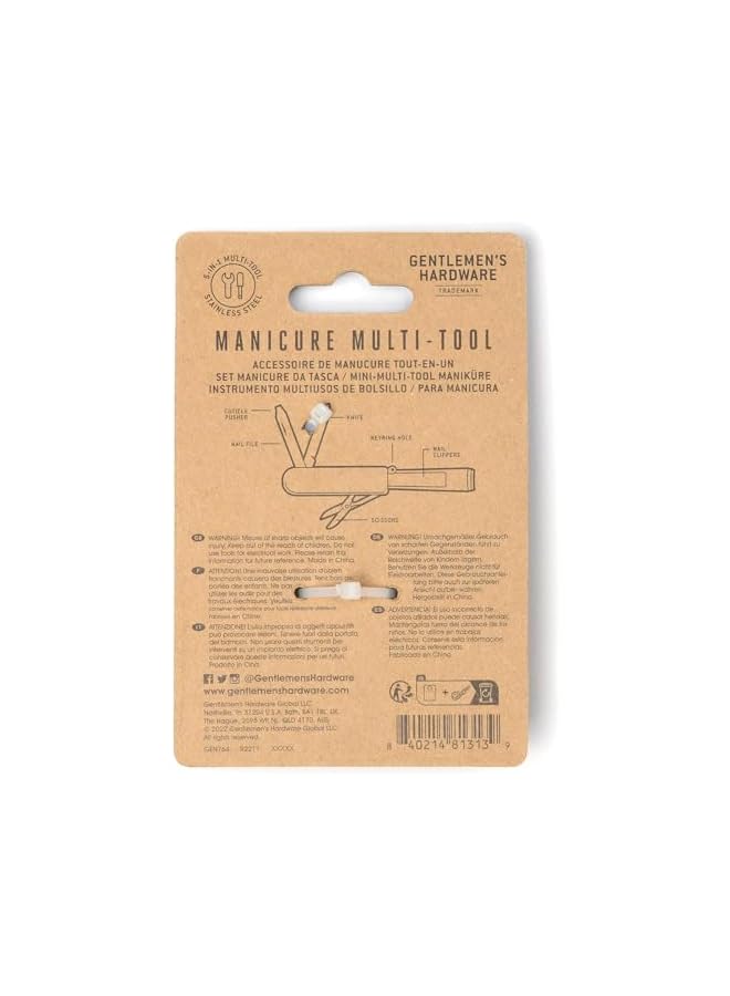 promass Title: Manicure Multi-Tool – 5 Functions, Compact & Portable, Stainless Steel - Image 4