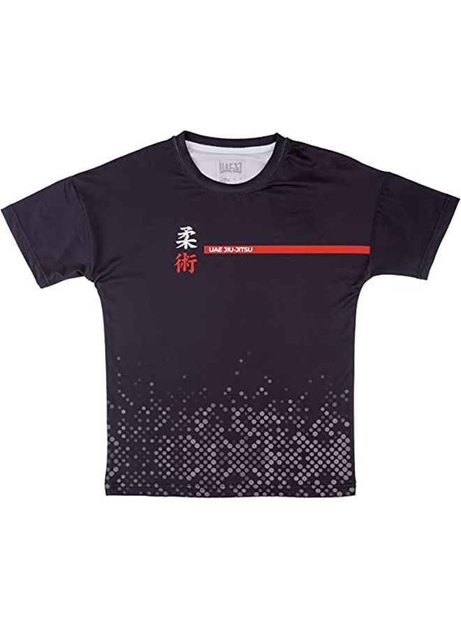 UAEJJ Jiu Jitsu Short Sleeve Rash Guard For Boy - Image 1