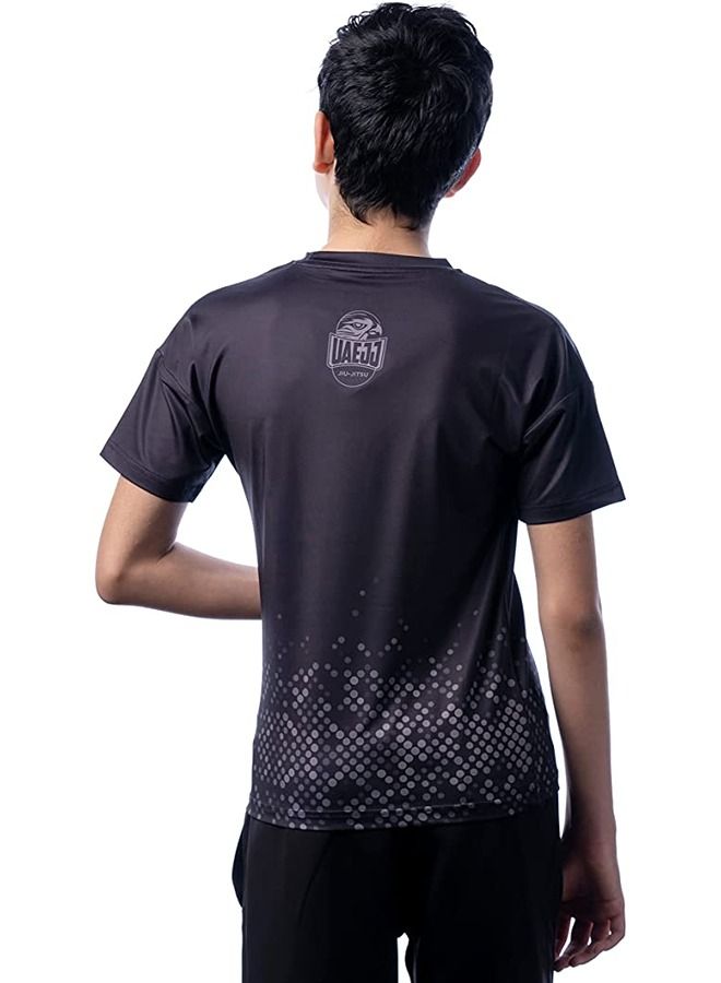 UAEJJ Jiu Jitsu Short Sleeve Rash Guard For Boy - Image 5