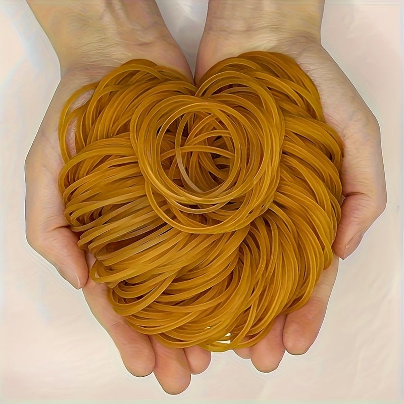 Yellow Rubber Bands 36mm 300 Pieces Durable Elastic Pack For Office School Home - Image 5
