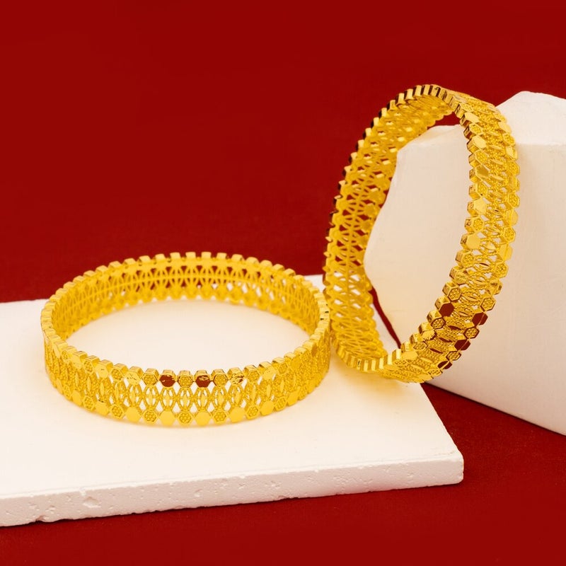WU Fashionable hollowed-out closed-loop wide-border double-row bracelet for  women - Image 5