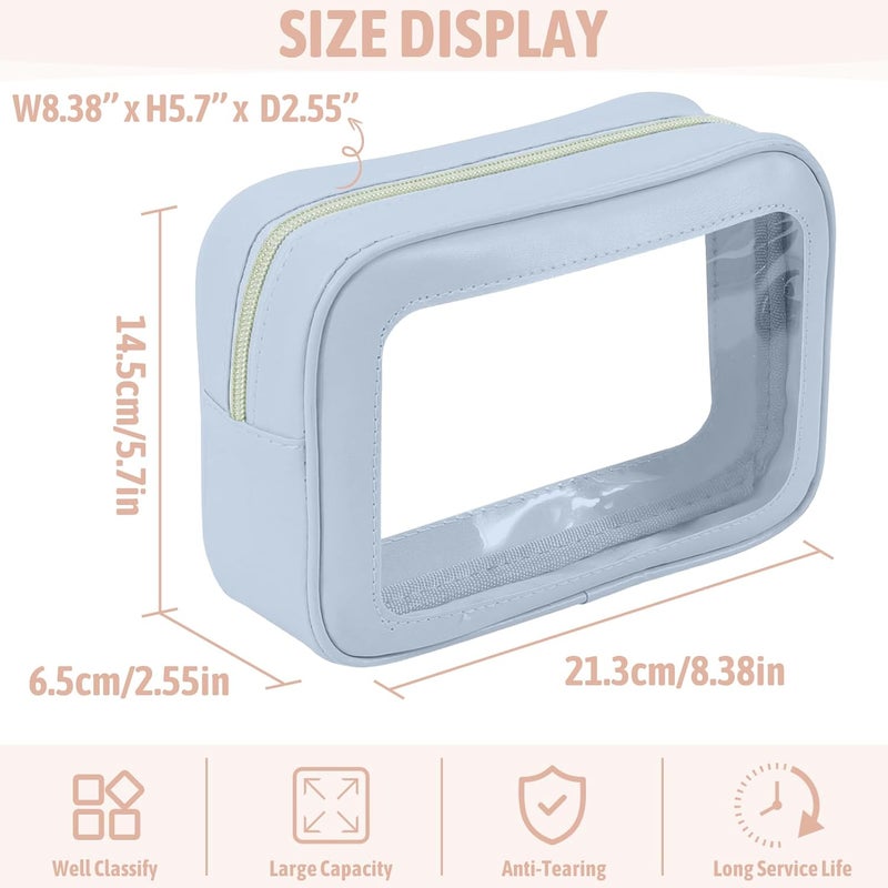 YOPCDJ حقائب الحفاضات 3 قطع، أزرق، 3 قطع، تصميم بسيط - Image 3