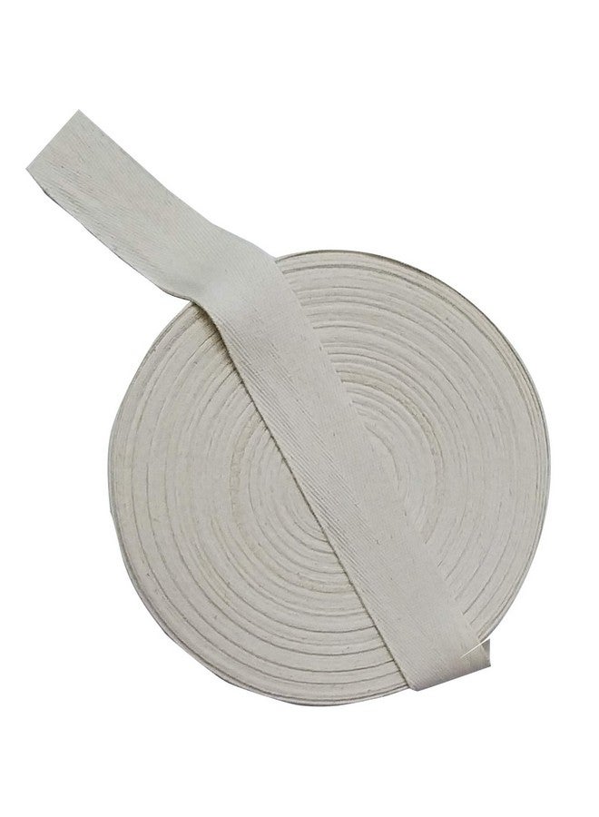 Aakriti Cotton Niwar Roll Cotton Niwar Tape Niwar Patta for Folding Khat, Khatiya, Charpai Chair, Garment, Satchel, Home Textile, Shoes, Handicraft Size 40 MM | 100 Meter, White - Image 1