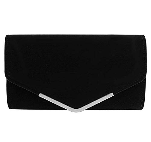 BBjinronjy Large Women Clutch Purse Evening Bag Prom Handbag With Detachable Chain for Wedding Velvet Elegant - Image 1