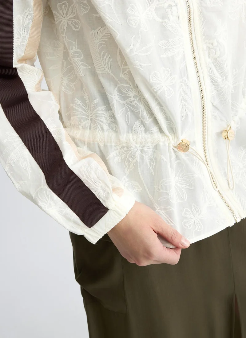 Liu Jo Embroidered cotton jacket