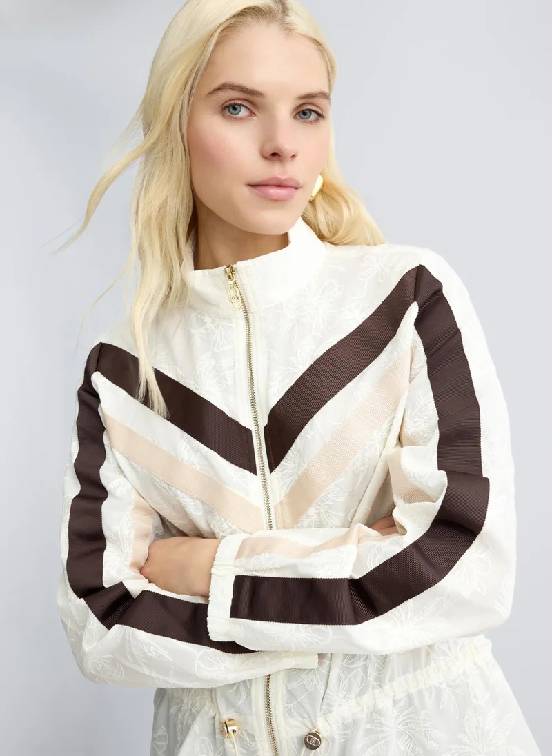 Liu Jo Embroidered cotton jacket