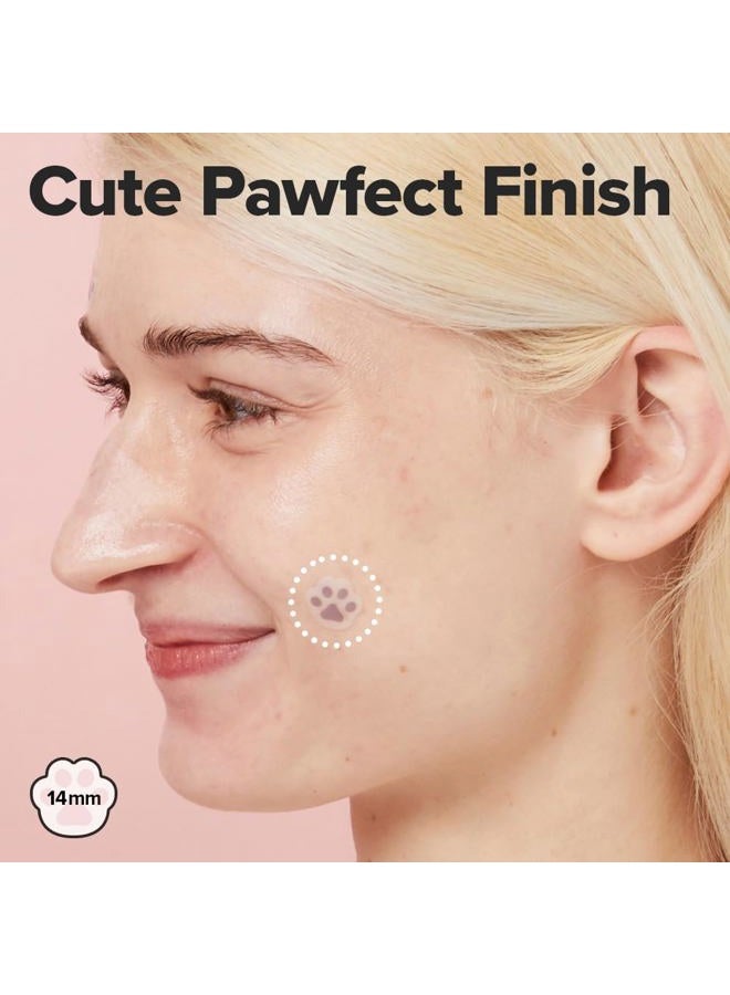 I DEW CARE Hydrocolloid Acne Pimple Patch - Timeout Blemish Happy Paws | Cute Patches, Facial Stickers, Absorbing with Tea Tree Leaf Oil, Trouble Treatment for Face, 36 Count - Image 5