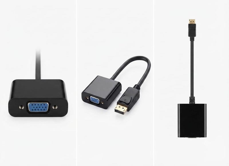 DisplayPort to VGA Adapter - DP to VGA Adapter Cable - Supports 1080p Resolution - Compatible with Computers and Monitors - Image 3