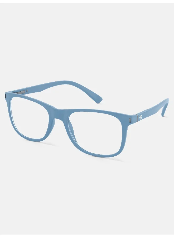 Woggles Noir Blue Square Blue Screen Glasses