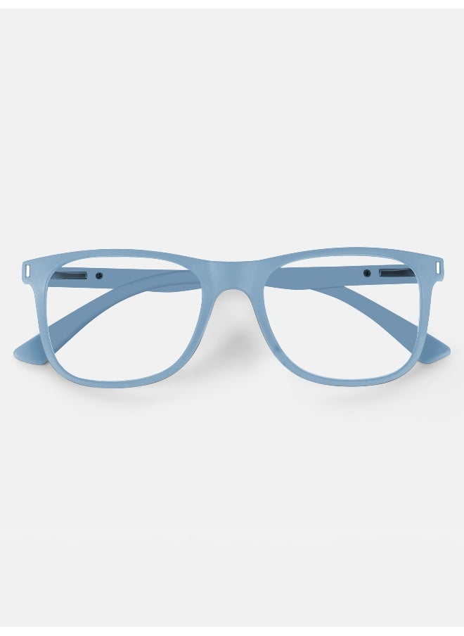 Woggles Noir Blue Square Blue Screen Glasses  - Image 3