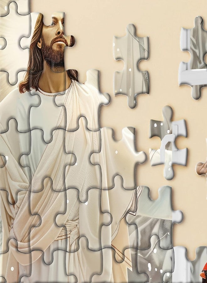 BBOLDIN Jesus Christian Puzzles for Adults 1000 Piece, Religious Peaceful Faith Jigsaw Puzzle, Winter Cardinal Inspirational Puzzles - Image 4