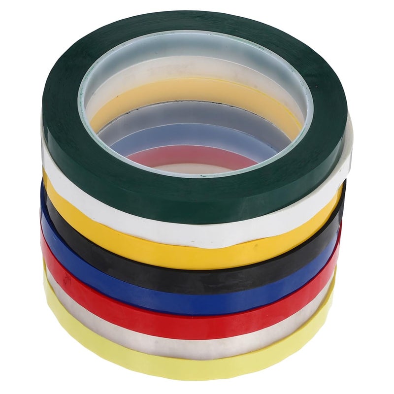 8 Rolls 1 Inch Craft Masking Tape High Adhesion for DIY Painting Labeling - Image 1