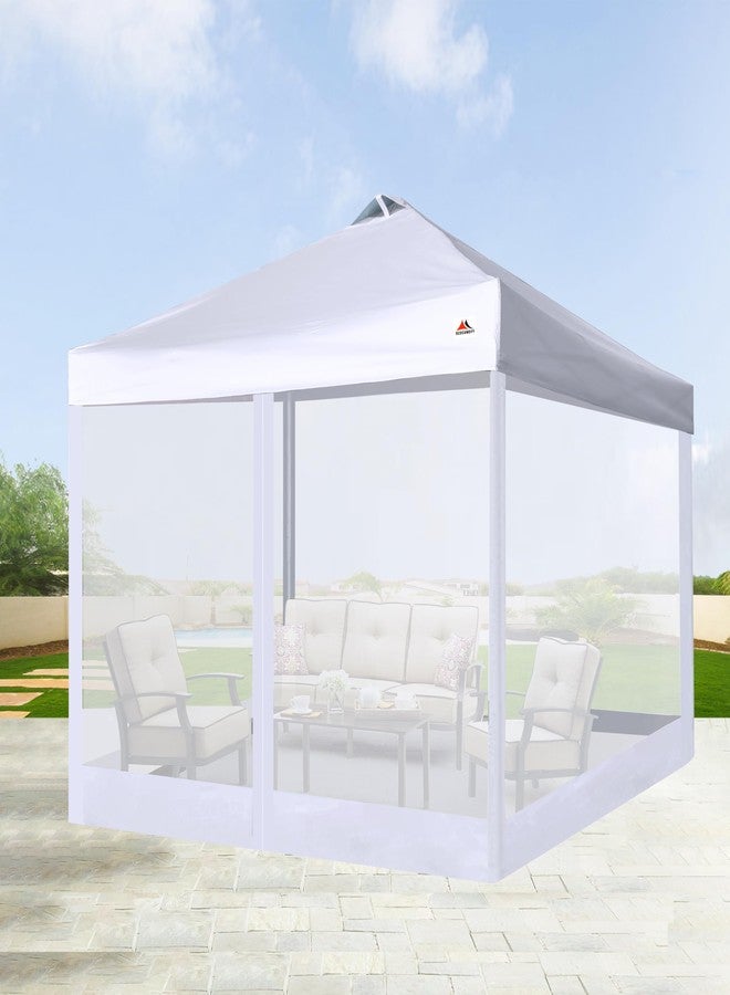SCOCANOPY Replacement Mosquito Netting Screen Walls for 12x12 Canopy or Gazebo,(White) - Image 4
