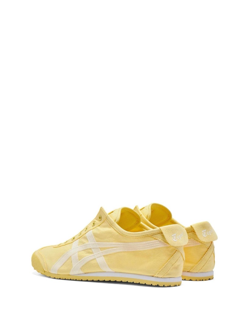 Onitsuka Tiger Men and Women MEXICO 66 Slip-On Canvas Athlesiure Shoes Yellow  - Image 2