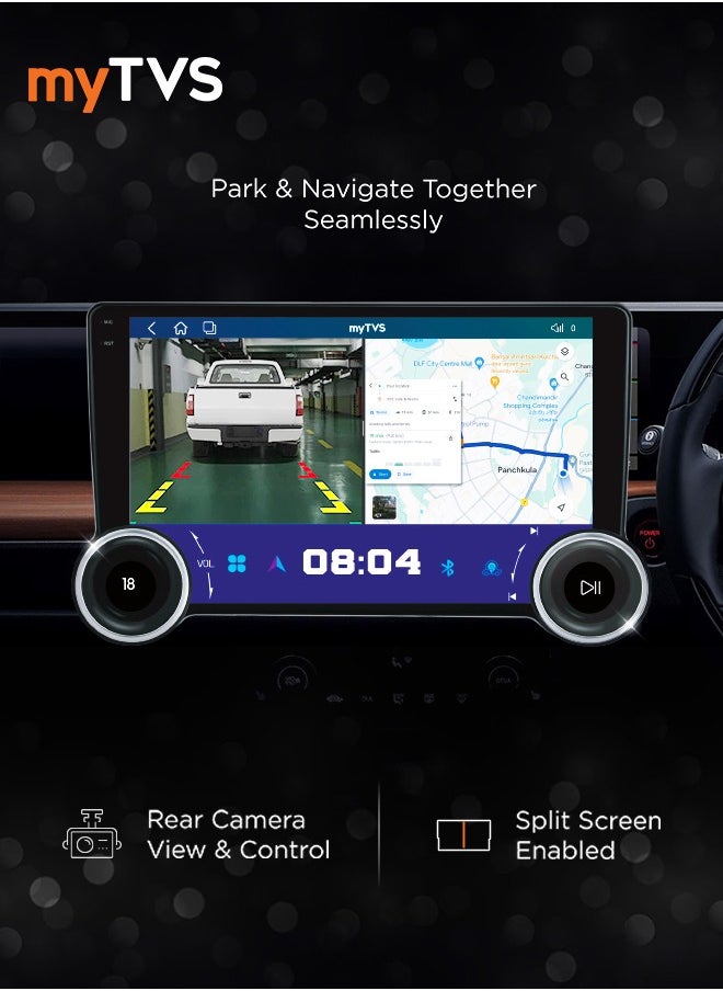 myTVS - AP-92-4GB/64GB PEARL DIAL WITH AHD LED CAMERA - Dual Knob Android Player T5L Processor - Image 1