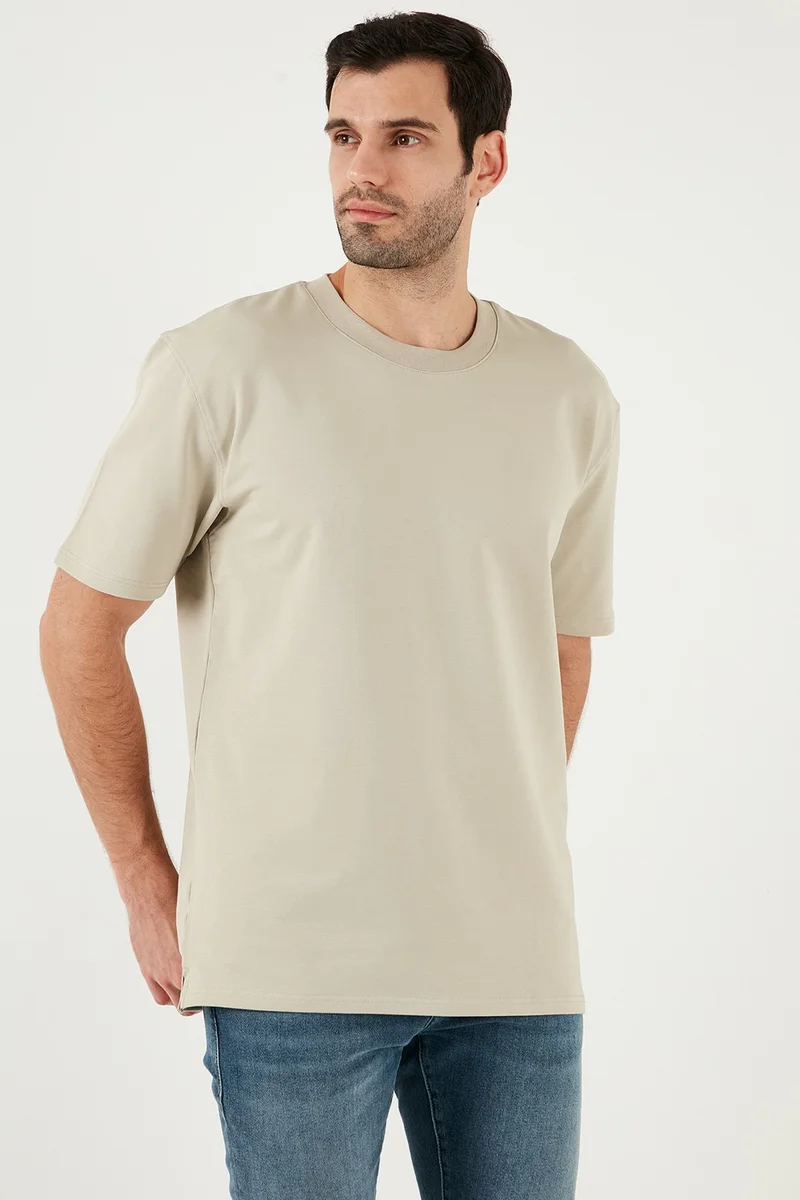 Buratti Cotton Crew Neck Relaxed Fit Basic T Shirt Men's T Shirt 5902610